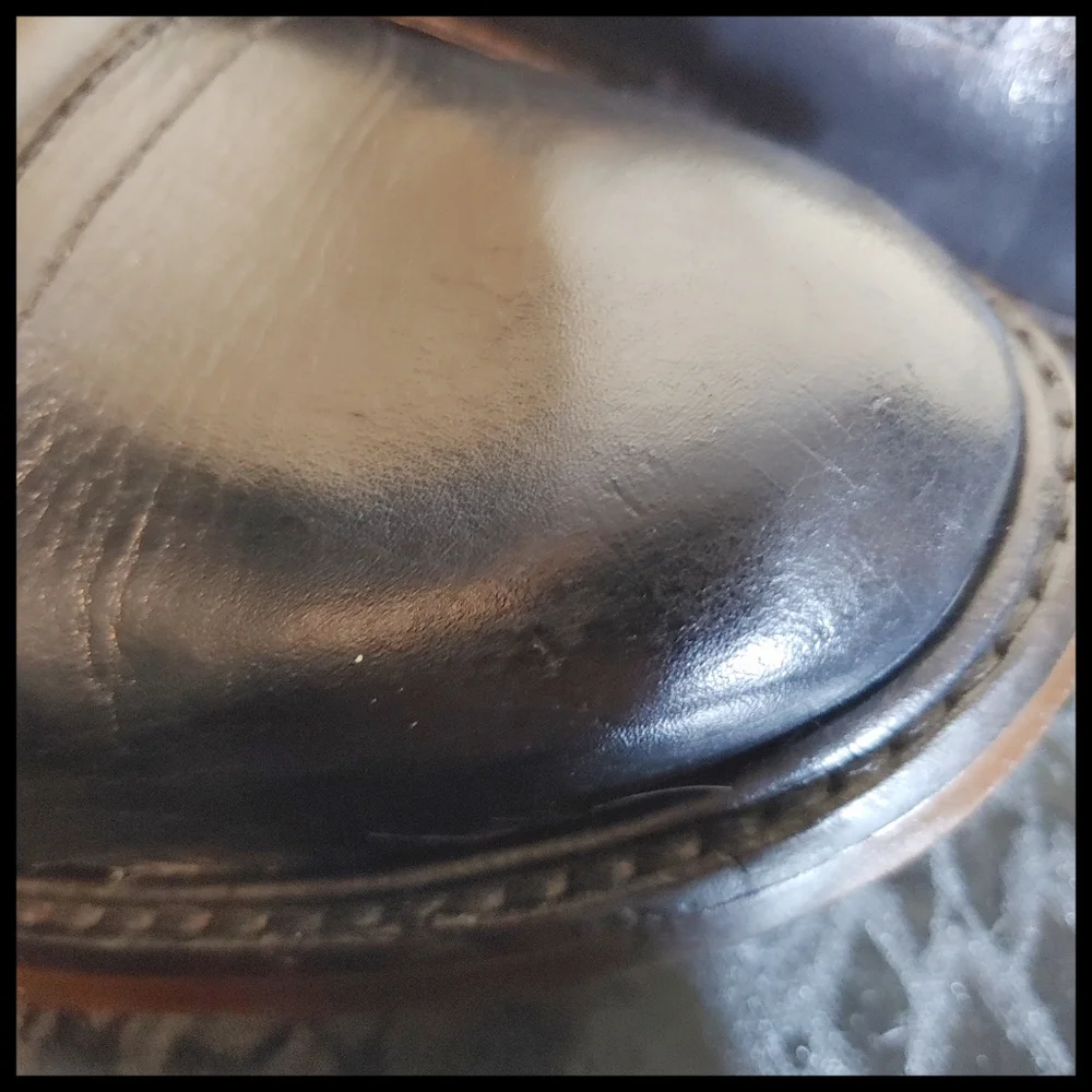 Johnston & Murphy Leather Cap Toe Dress Shoes - Picture 12 of 15
